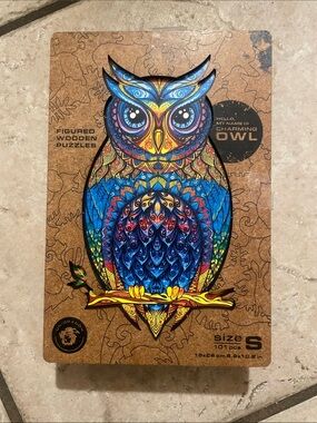 UNIDRAGON Owl Figured Wooden Jigsaw Puzzle